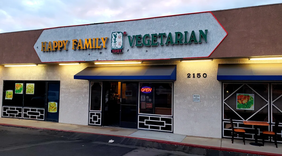 Happy Family Vegetarian business photo